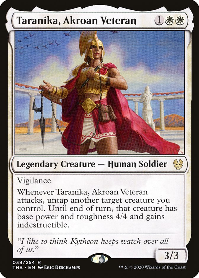 Taranika, Akroan Veteran [Theros Beyond Death] | Odin's Place