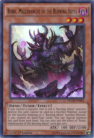 Rubic, Malebranche of the Burning Abyss [NECH-EN082] Ultra Rare | Odin's Place