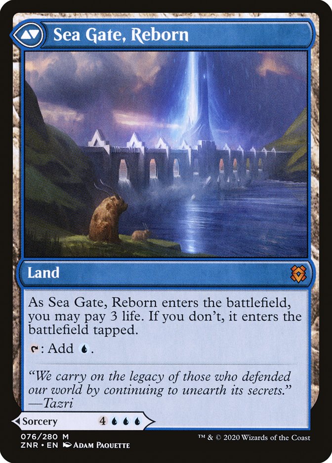 Sea Gate Restoration // Sea Gate, Reborn [Zendikar Rising] | Odin's Place
