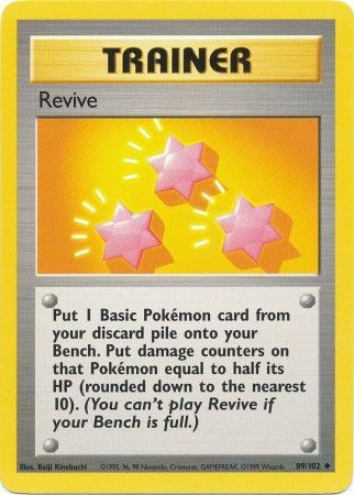 Revive (89/102) [Base Set Unlimited] | Odin's Place