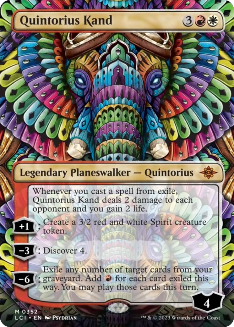 Quintorius Kand (0352) (Borderless) [The Lost Caverns of Ixalan] | Odin's Place