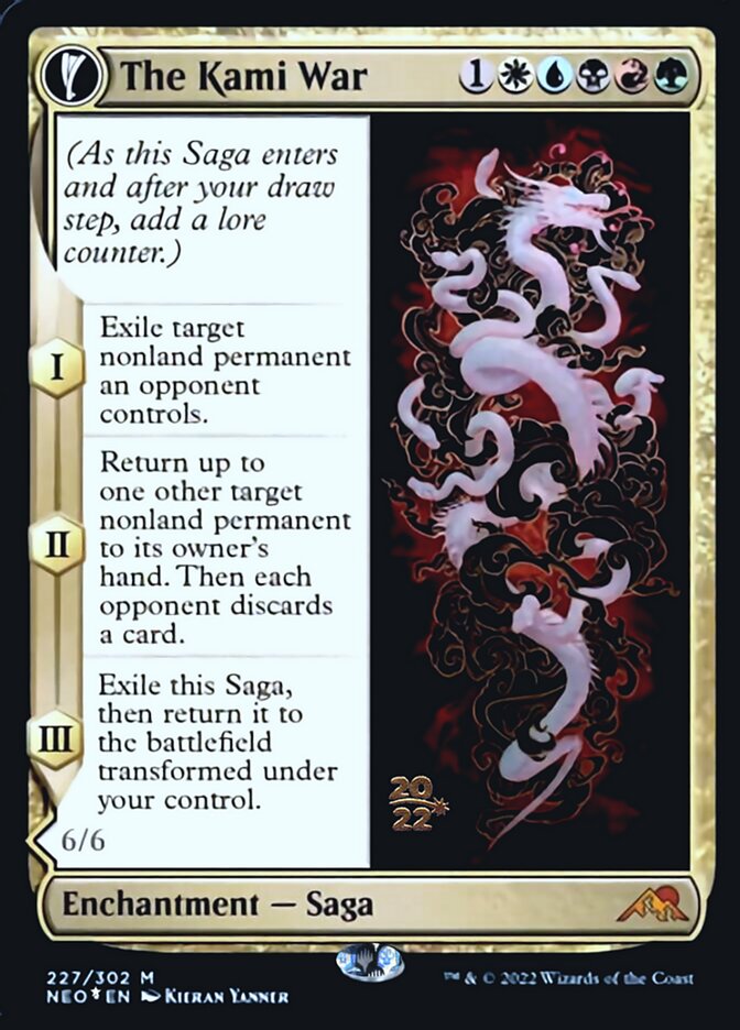 The Kami War // O-Kagachi Made Manifest [Kamigawa: Neon Dynasty Prerelease Promos] | Odin's Place