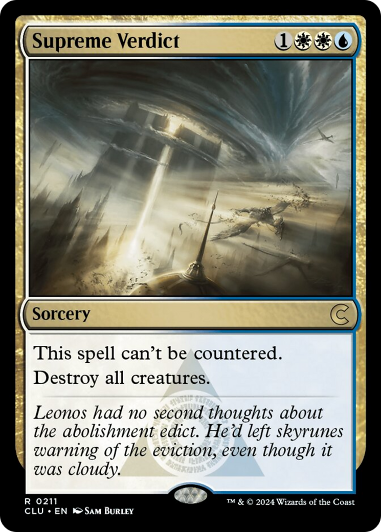 Supreme Verdict [Ravnica: Clue Edition] | Odin's Place