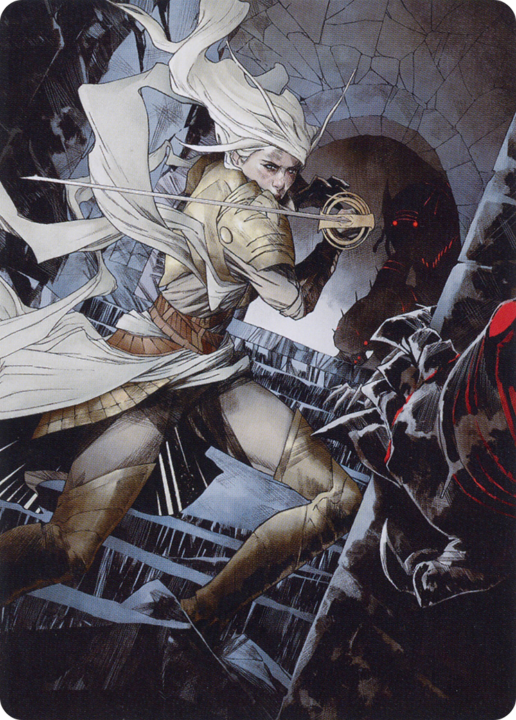 Thalia, Guardian of Thraben Art Card [March of the Machine Art Series] | Odin's Place