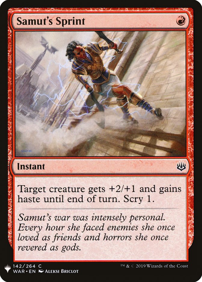 Samut's Sprint [Mystery Booster] | Odin's Place