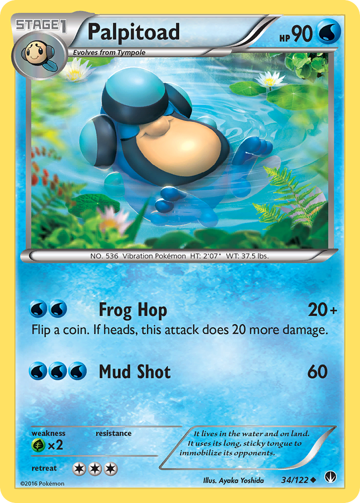 Palpitoad (34/122) [XY: BREAKpoint] | Odin's Place