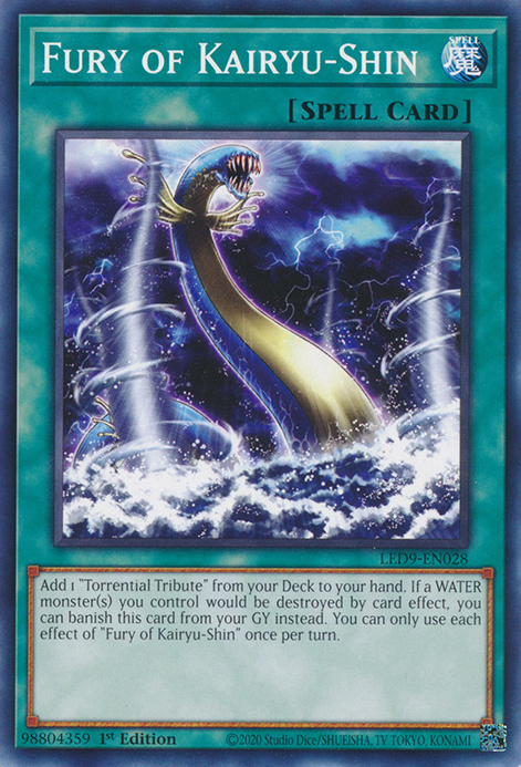 Fury of Kairyu-Shin [LED9-EN028] Common | Odin's Place