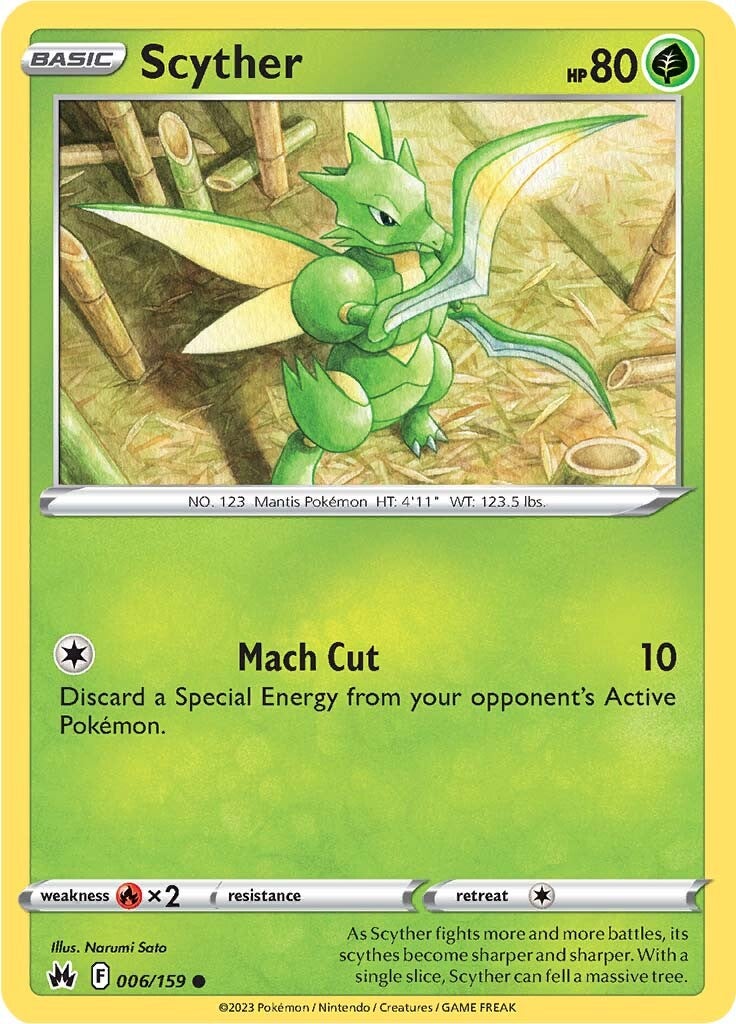 Scyther (006/159) [Sword & Shield: Crown Zenith] | Odin's Place