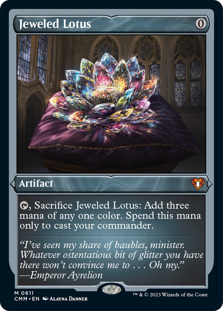 Jeweled Lotus (Foil Etched) [Commander Masters] | Odin's Place