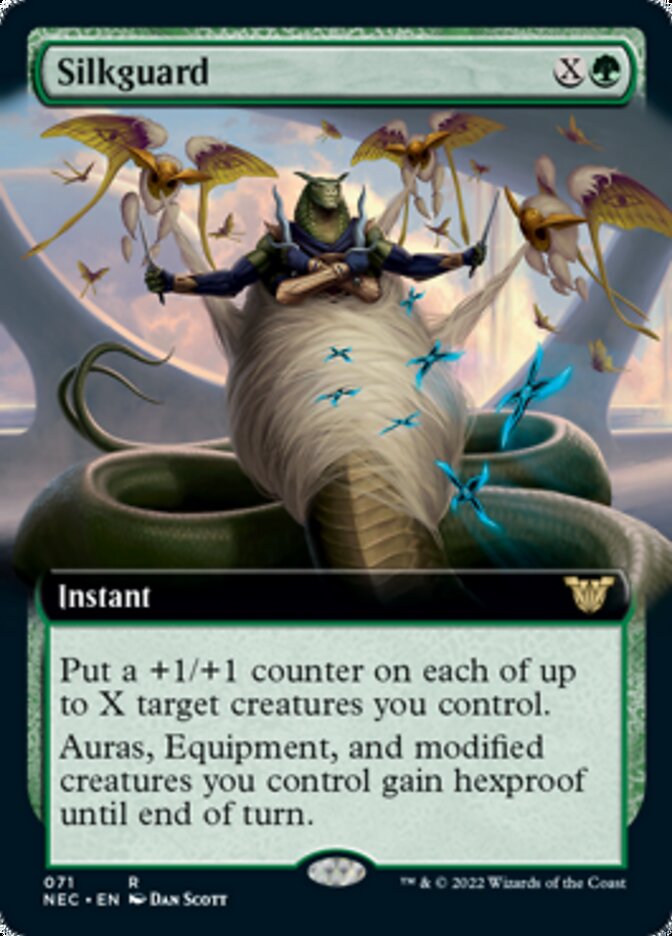 Silkguard (Extended Art) [Kamigawa: Neon Dynasty Commander] | Odin's Place