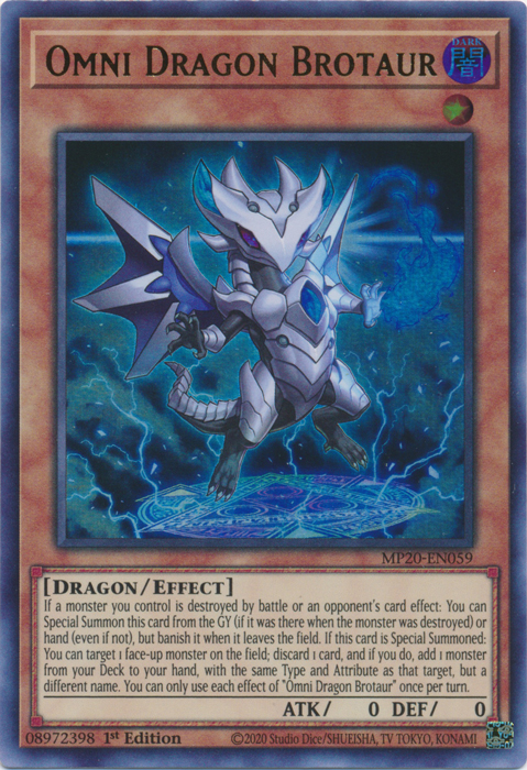 Omni Dragon Brotaur [MP20-EN059] Ultra Rare | Odin's Place