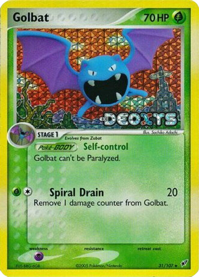Golbat (31/107) (Stamped) [EX: Deoxys] | Odin's Place