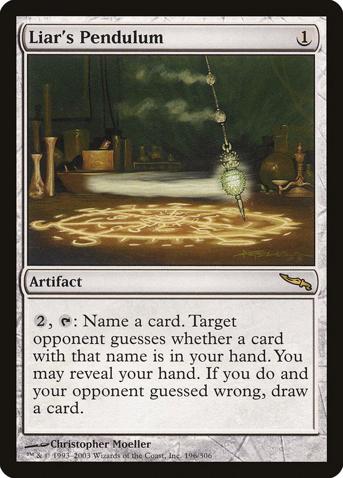 Liar's Pendulum (196) [Mirrodin] | Odin's Place
