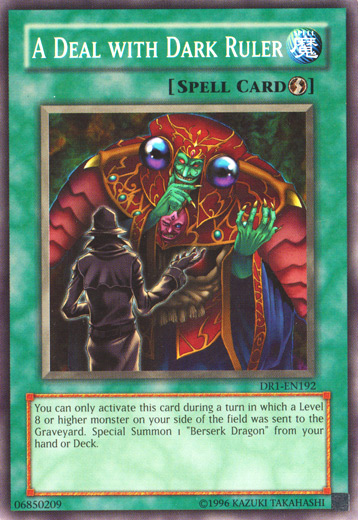 A Deal with Dark Ruler [DR1-EN192] Common | Odin's Place
