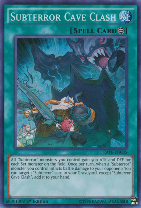 Subterror Cave Clash [RATE-EN085] Super Rare | Odin's Place