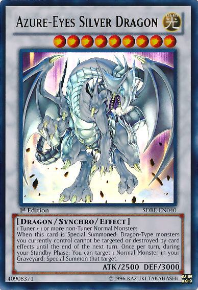 Azure-Eyes Silver Dragon [SDBE-EN040] Ultra Rare | Odin's Place