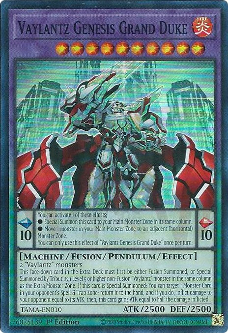 Vaylantz Genesis Grand Duke [TAMA-EN010] Super Rare | Odin's Place