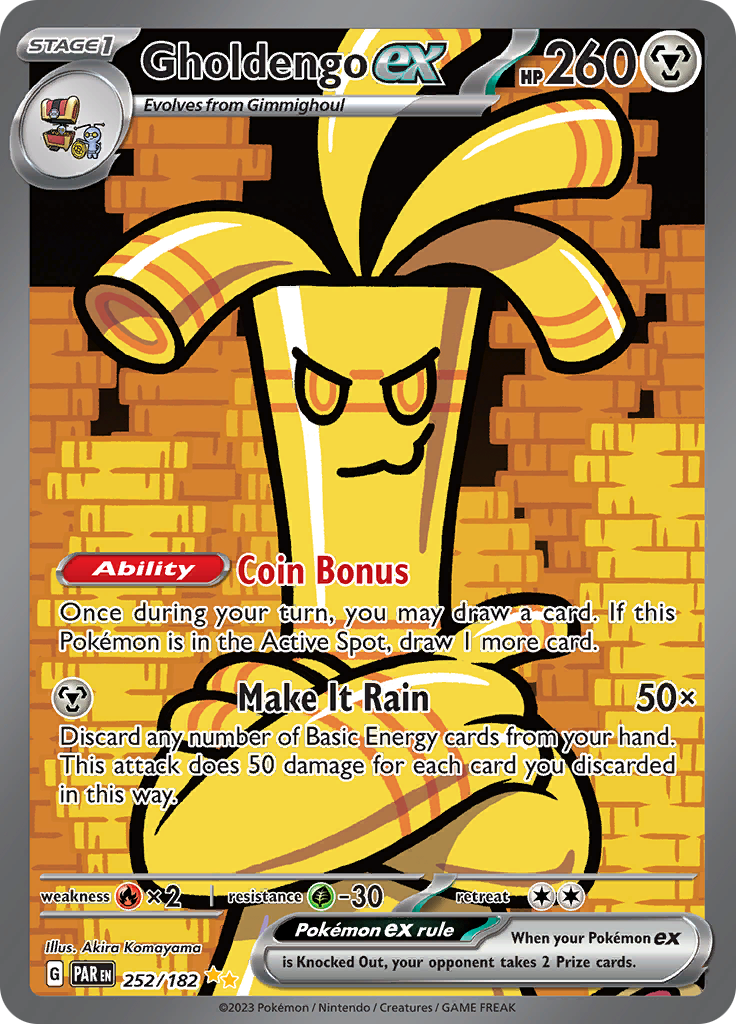 Gholdengo ex (252/182) [Scarlet & Violet: Paradox Rift] | Odin's Place