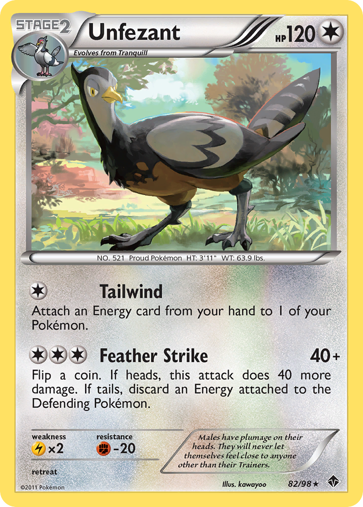 Unfezant (82/98) [Black & White: Emerging Powers] | Odin's Place
