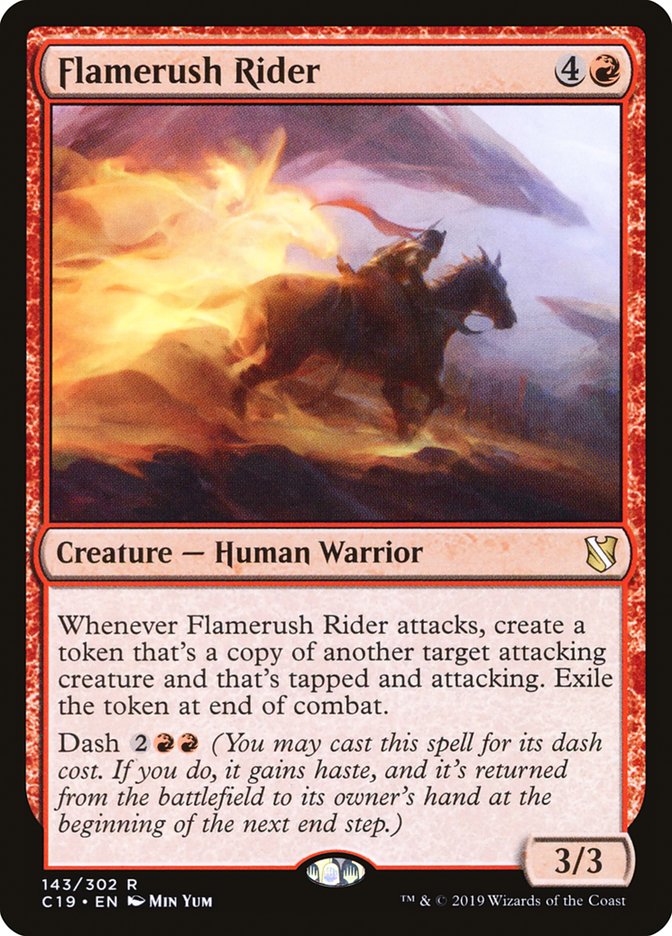 Flamerush Rider [Commander 2019] | Odin's Place