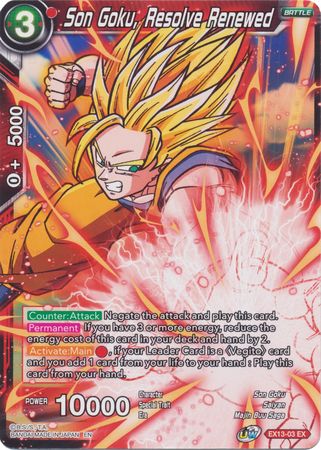 Son Goku, Resolve Renewed (EX13-03) [Special Anniversary Set 2020] | Odin's Place