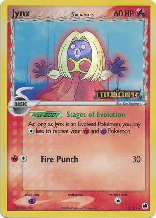 Jynx (17/101) (Delta Species) (Stamped) [EX: Dragon Frontiers] | Odin's Place