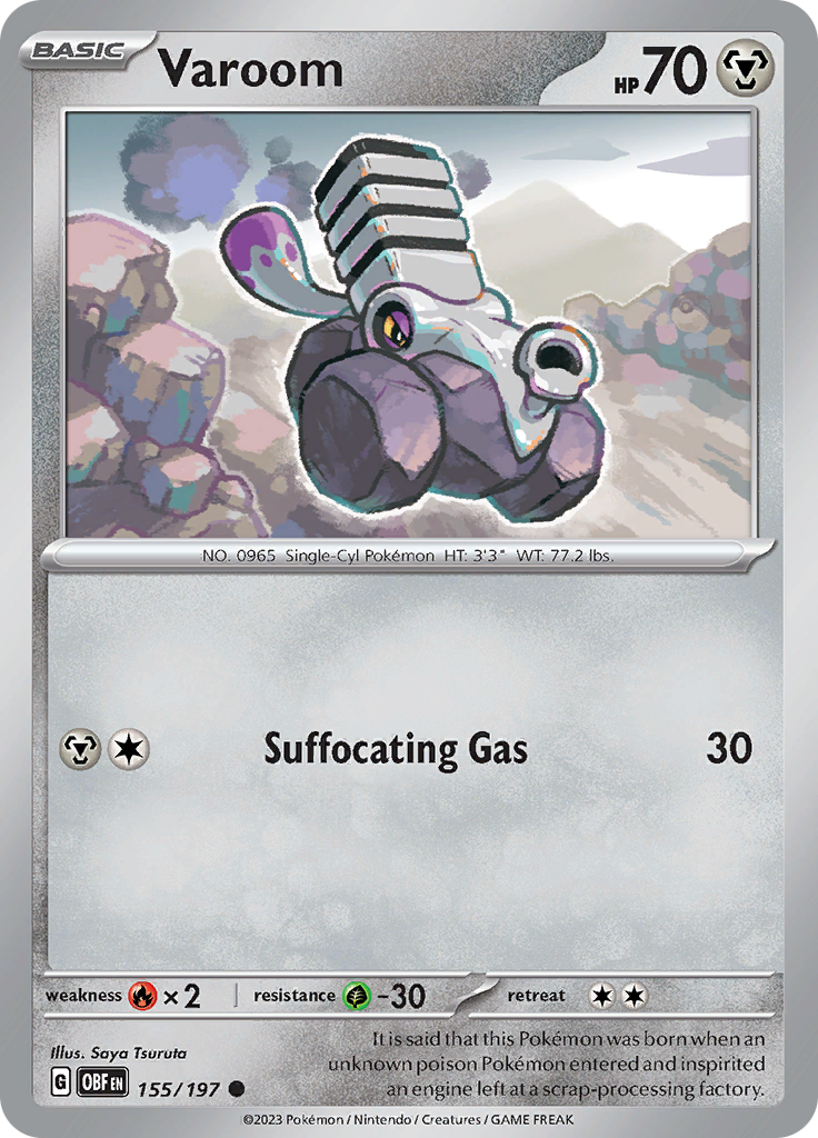 Varoom (155/197) [Scarlet & Violet: Obsidian Flames] | Odin's Place