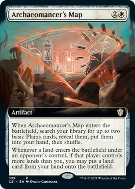 Archaeomancer's Map (Extended Art) [Commander 2021] | Odin's Place