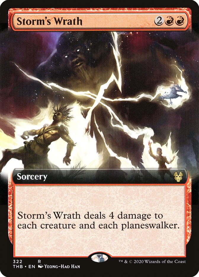 Storm's Wrath (Extended Art) [Theros Beyond Death] | Odin's Place