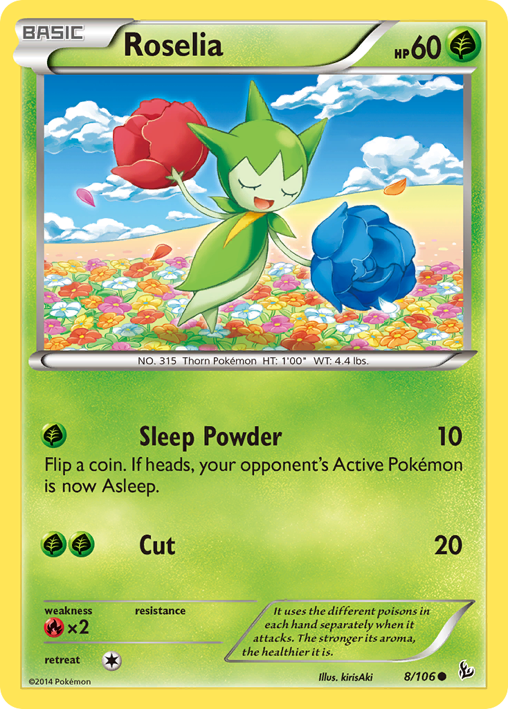 Roselia (8/106) [XY: Flashfire] | Odin's Place
