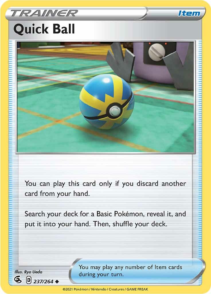 Quick Ball (237/264) [Sword & Shield: Fusion Strike] | Odin's Place