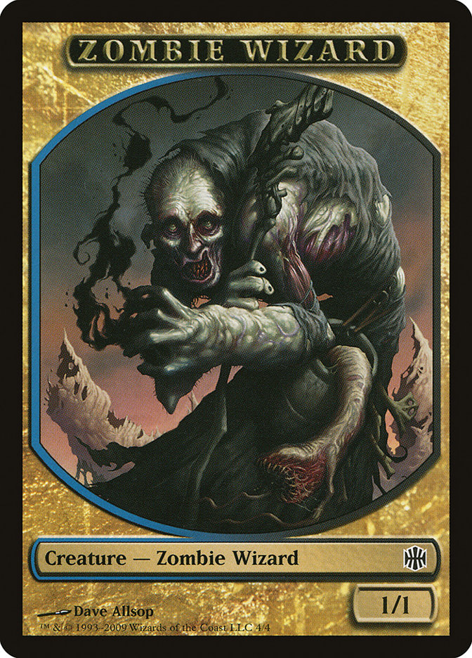 Zombie Wizard Token (4) [Alara Reborn Tokens] | Odin's Place