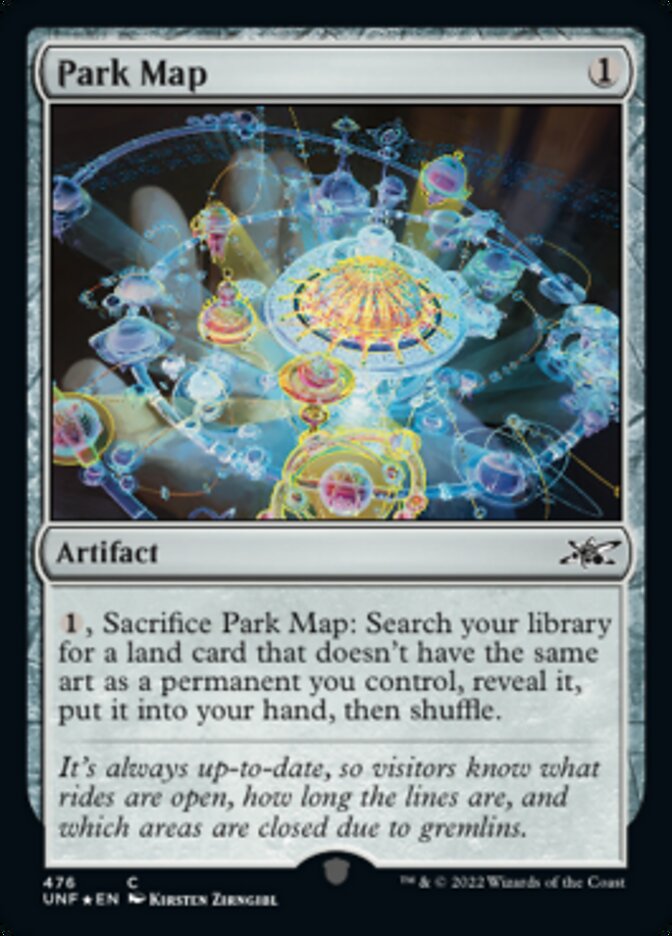 Park Map (Galaxy Foil) [Unfinity] | Odin's Place