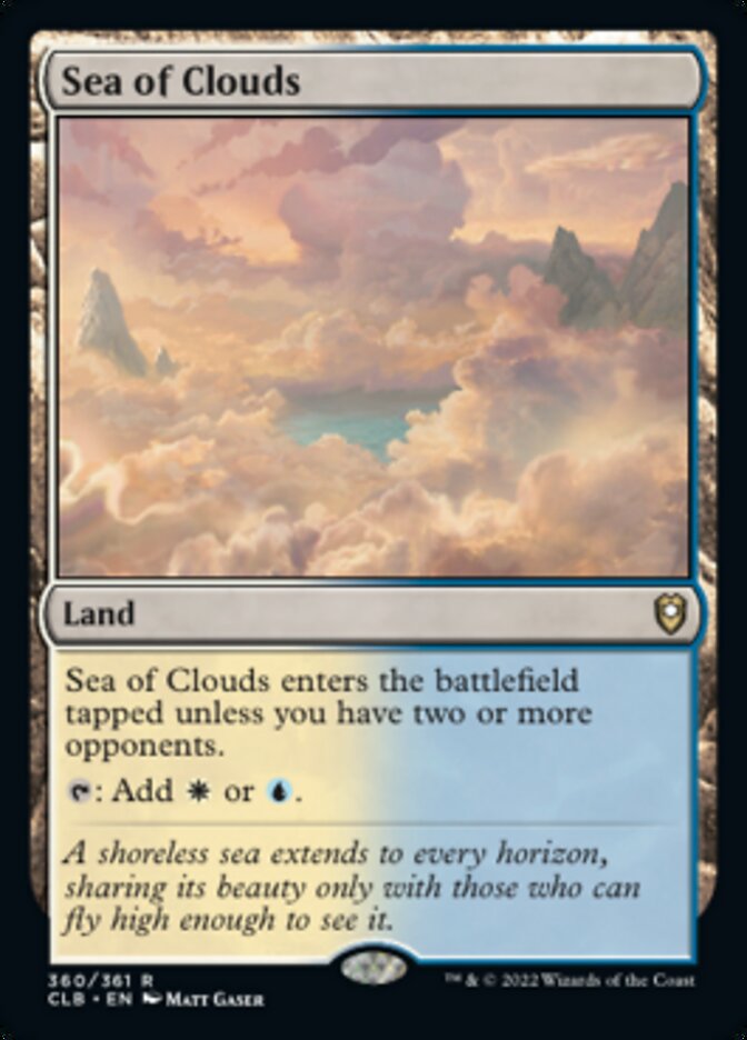 Sea of Clouds [Commander Legends: Battle for Baldur's Gate] | Odin's Place