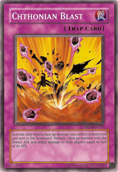 Chthonian Blast [DR04-EN110] Common | Odin's Place