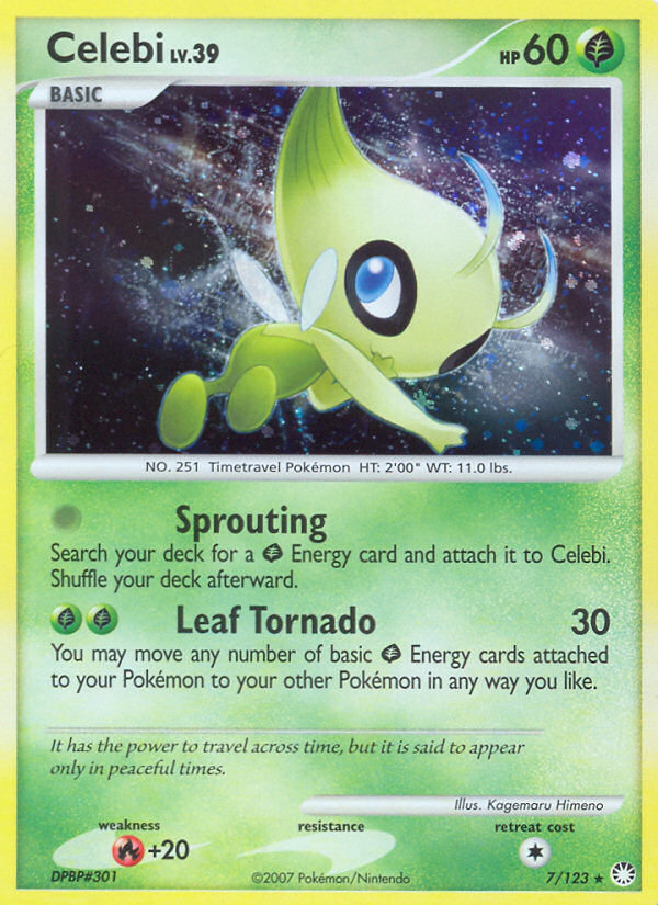 Celebi (7/123) [Diamond & Pearl: Mysterious Treasures] | Odin's Place