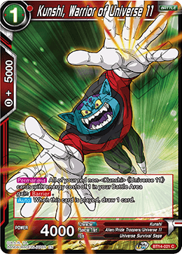 Kunshi, Warrior of Universe 11 (BT14-021) [Cross Spirits] | Odin's Place