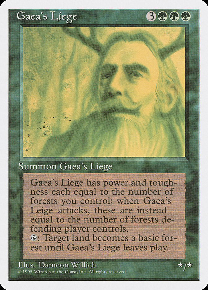 Gaea's Liege [Fourth Edition] | Odin's Place