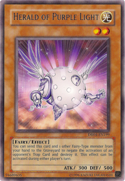 Herald of Purple Light [DR04-EN199] Rare | Odin's Place