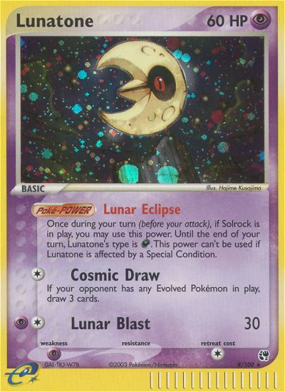 Lunatone (8/100) [EX: Sandstorm] | Odin's Place