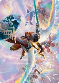 Starnheim Unleashed Art Card (Gold-Stamped Signature) [Kaldheim Art Series] | Odin's Place
