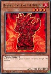 Barrier Statue of the Inferno [MAGO-EN113] Rare | Odin's Place