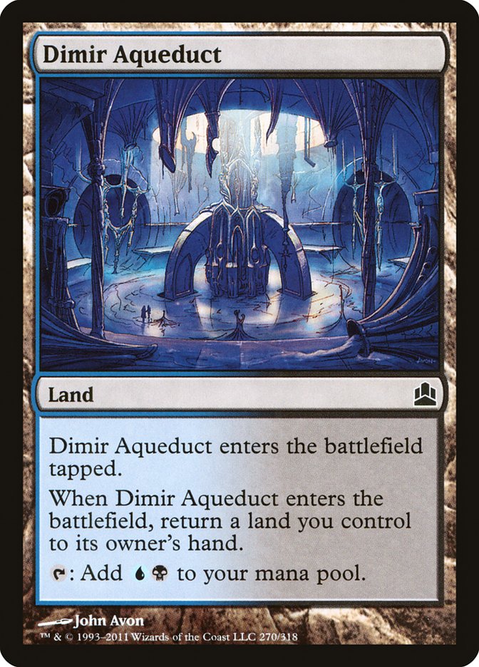 Dimir Aqueduct (270) [Commander 2011] | Odin's Place