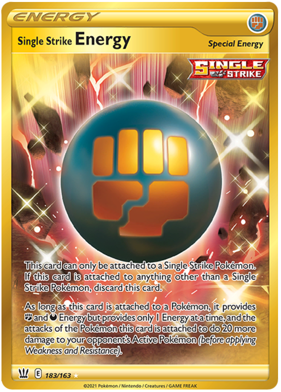 Single Strike Energy (183/163) [Sword & Shield: Battle Styles] | Odin's Place