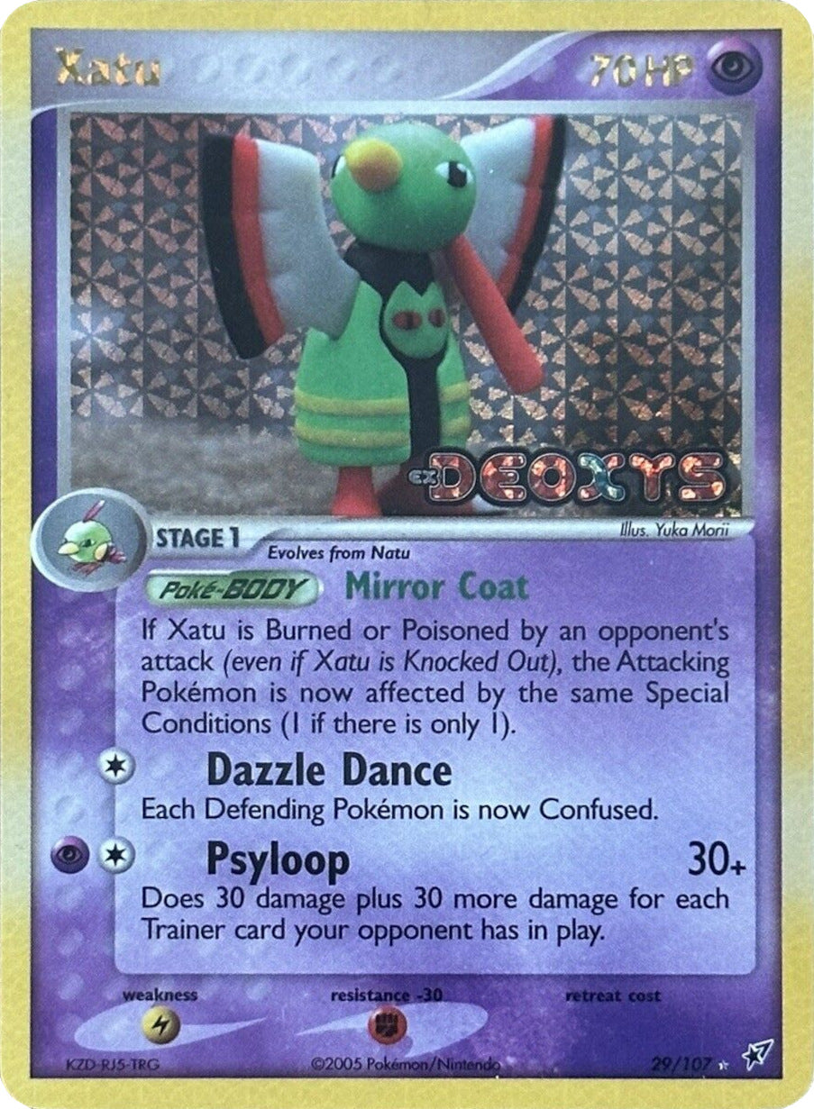 Xatu (29/107) (Stamped) [EX: Deoxys] | Odin's Place