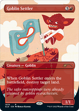 Goblin Settler (Borderless) [Secret Lair Drop Series] | Odin's Place