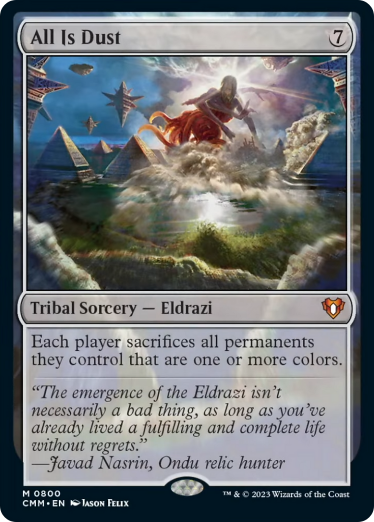 All Is Dust [Commander Masters] | Odin's Place
