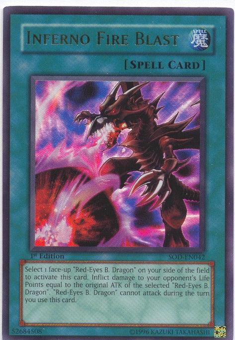 Inferno Fire Blast [SOD-EN042] Ultra Rare | Odin's Place
