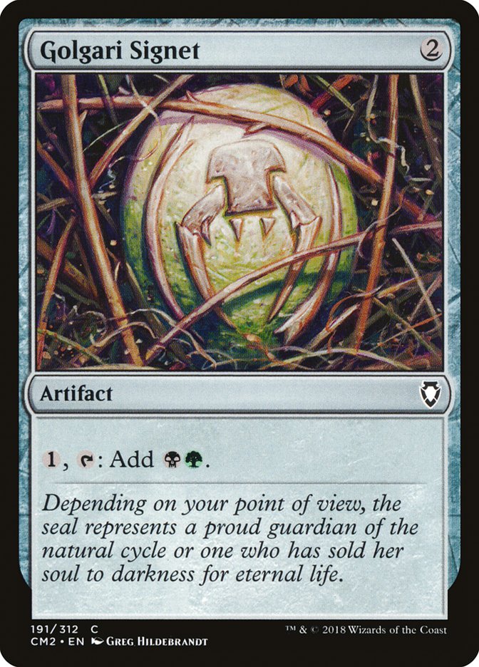 Golgari Signet (191/312) [Commander Anthology Volume II] | Odin's Place