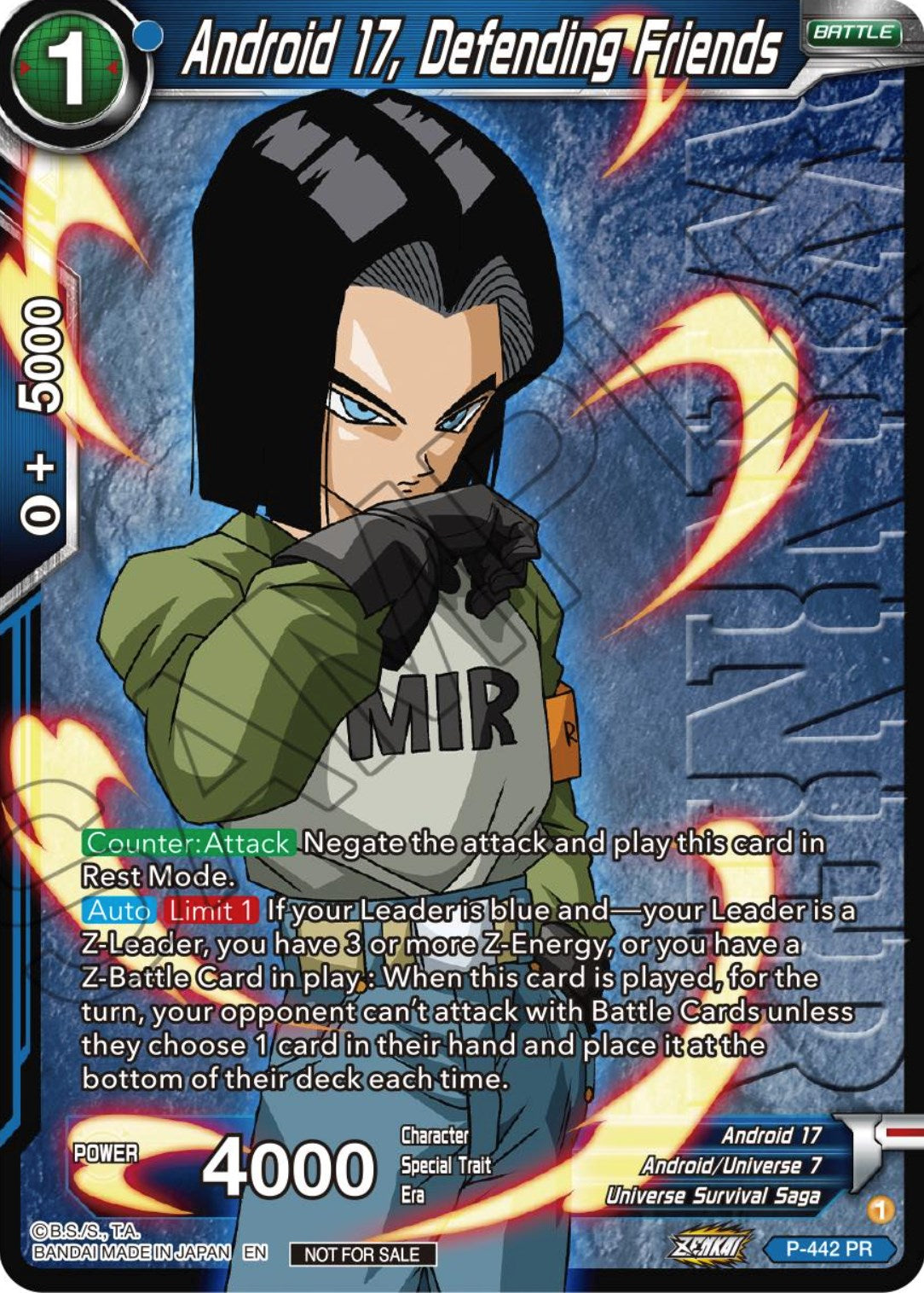 Android 17, Defending Friends (Winner) (P-442) [Tournament Promotion Cards] | Odin's Place